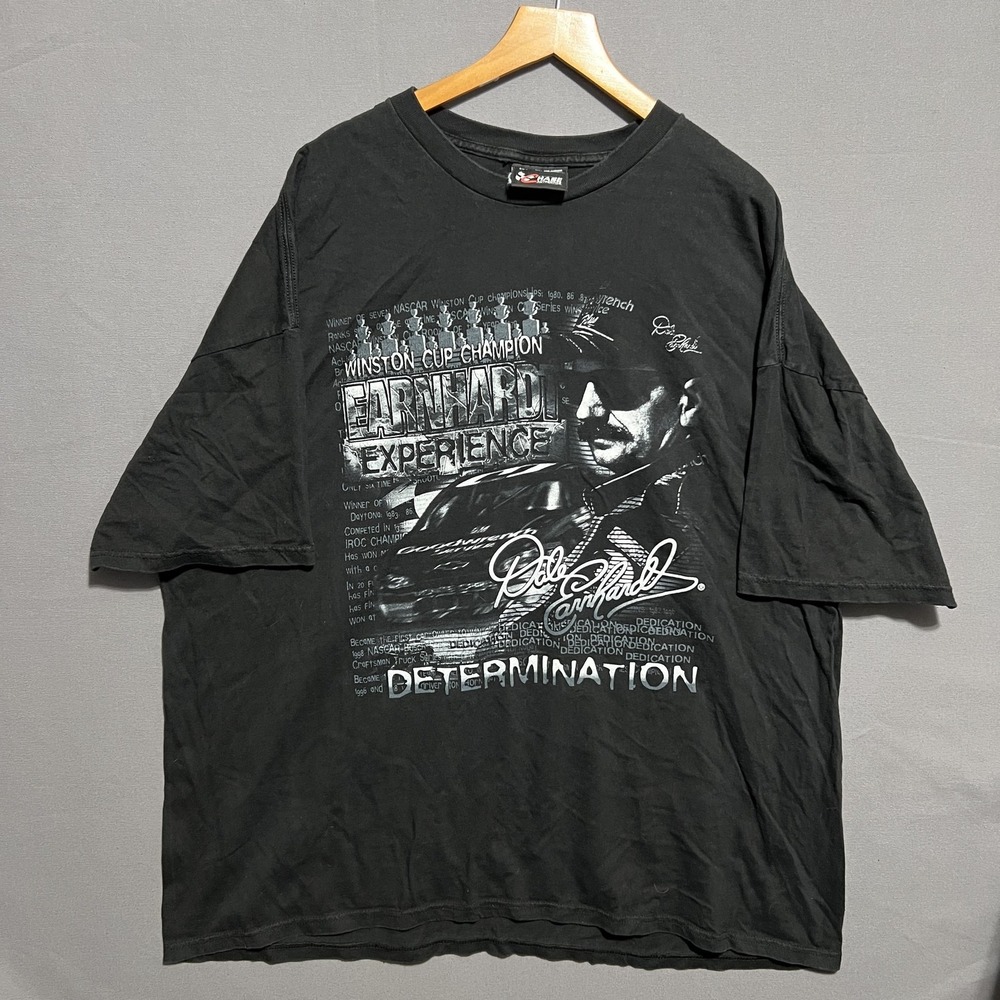 Dale Earnhardt Shirt Mens 2XL Black Chase Authentics NASCAR Graphic Tee T-Shirt